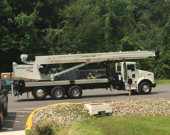 New 45 Ton Boom Truck with 142' of Main Boom!