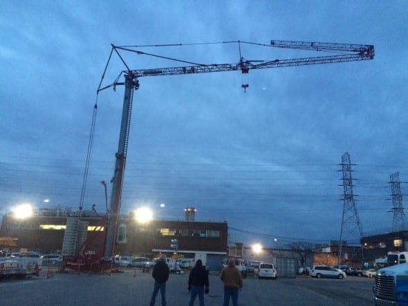 Utility Company Rents Tower Crane for NCCCO Testing