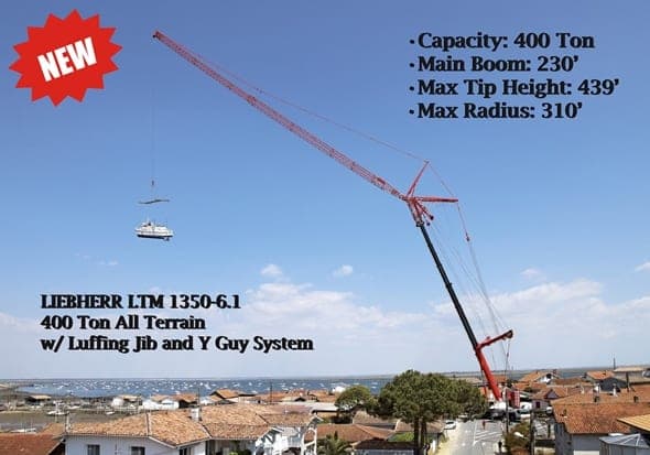 Introducing Our Largest Crane To Date: Liebherr 400 Ton All Terrain