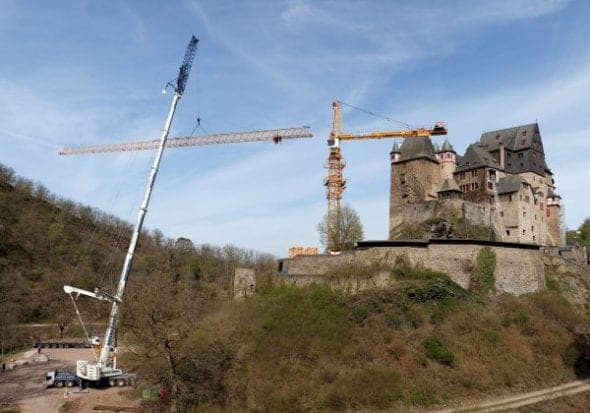 Large All Terrain's for Assembling Tower Cranes