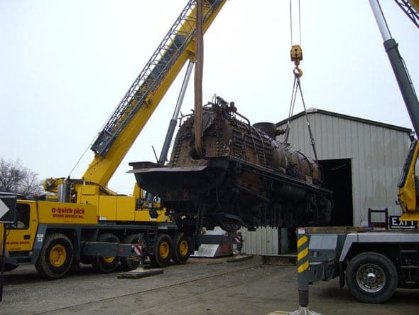 Valley Railroad 2 Crane Pick in Essex, CT