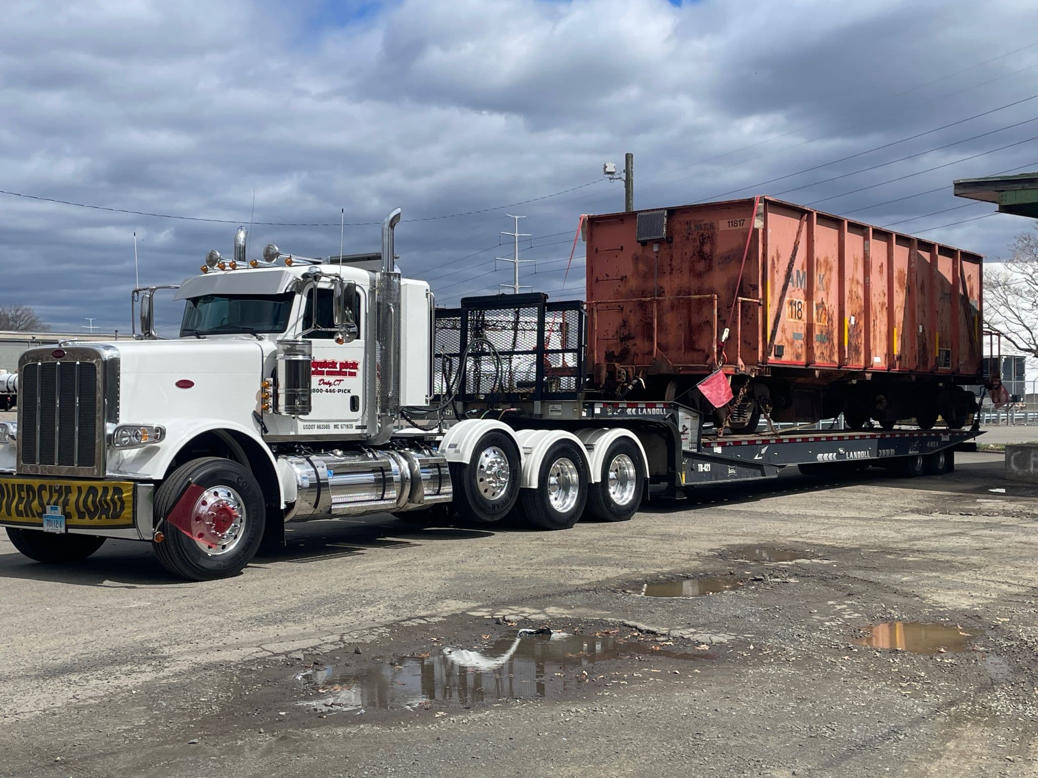Ballast Car Roll-On / Roll-Off, No Crane Needed