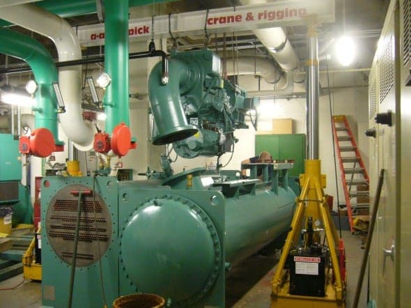 Rigging Chillers at Yonkers Raceway