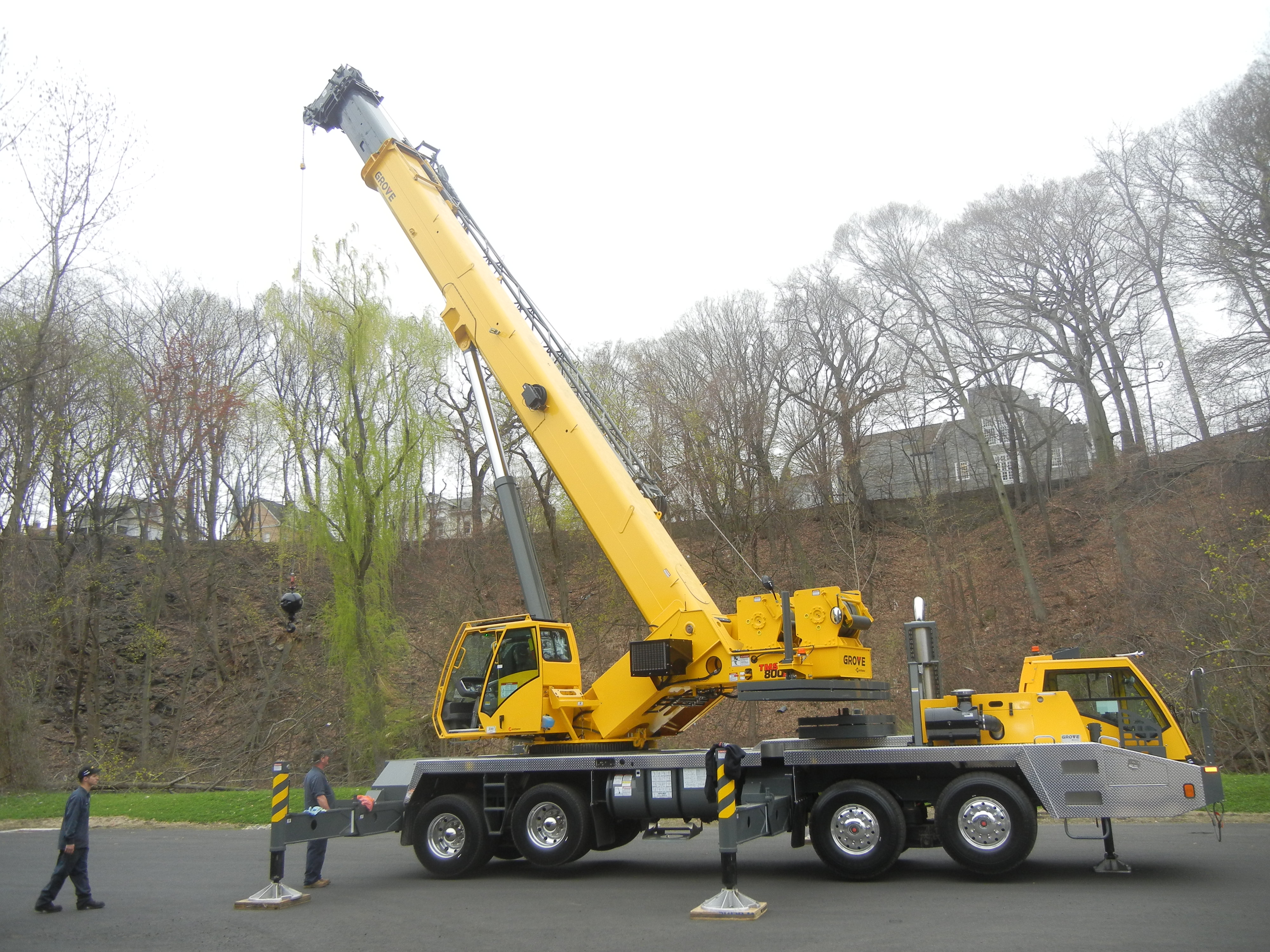 raket porter makeup 80 Ton Grove TMS 800e Hydraulic Truck Crane | Service | Rental 